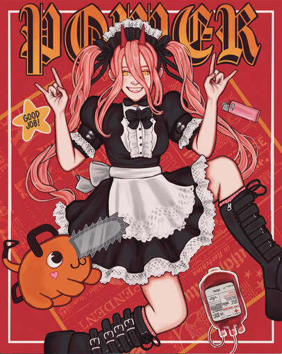 Power, Photoshop and iPad Procreate, 2023