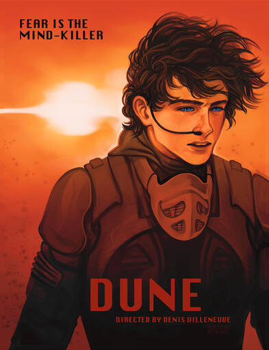 Paul Muad'dib, iPad Procreate, 2024