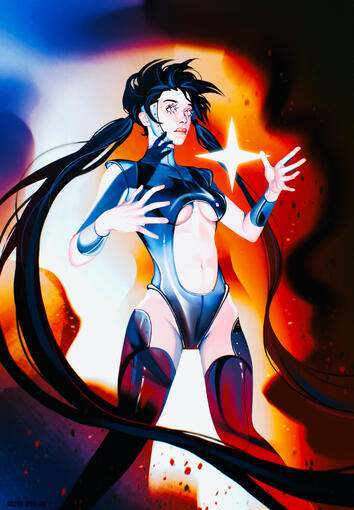 Great Destroyer, iPad Procreate, 2025