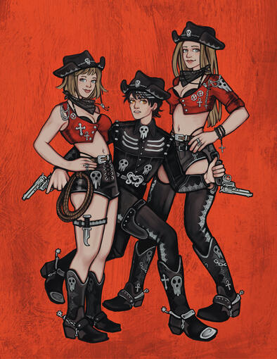 Death the Kid, iPad Procreate, 2023