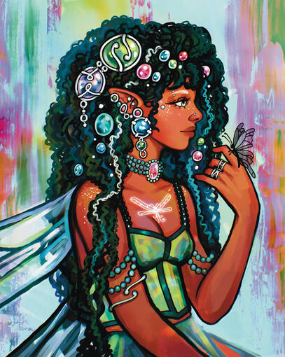 Titania, iPad Procreate, 2023